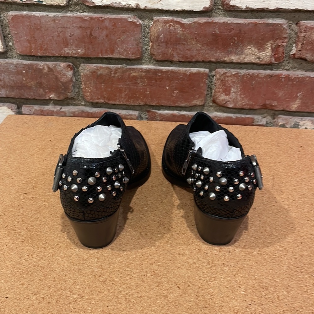 The Kooples Black Ankle Boots Python Leather With… - image 5